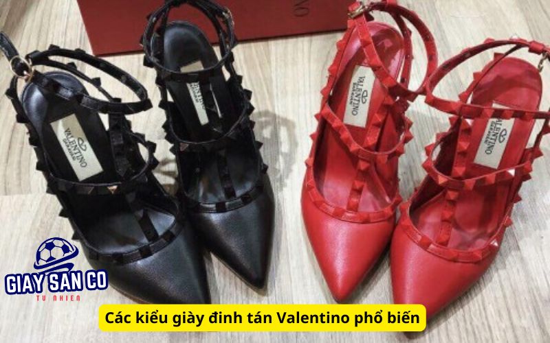 Các kiểu giày đinh tán Valentino phổ biến