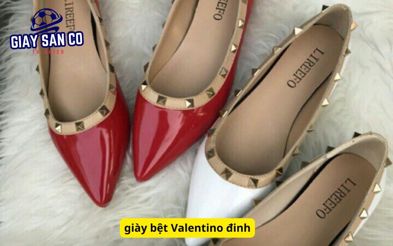 giày bệt Valentino đinh