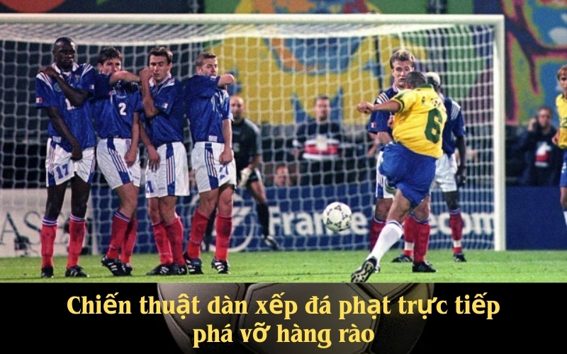 Chiến thuật dàn xếp đá phạt trực tiếp phá vỡ hàng rào