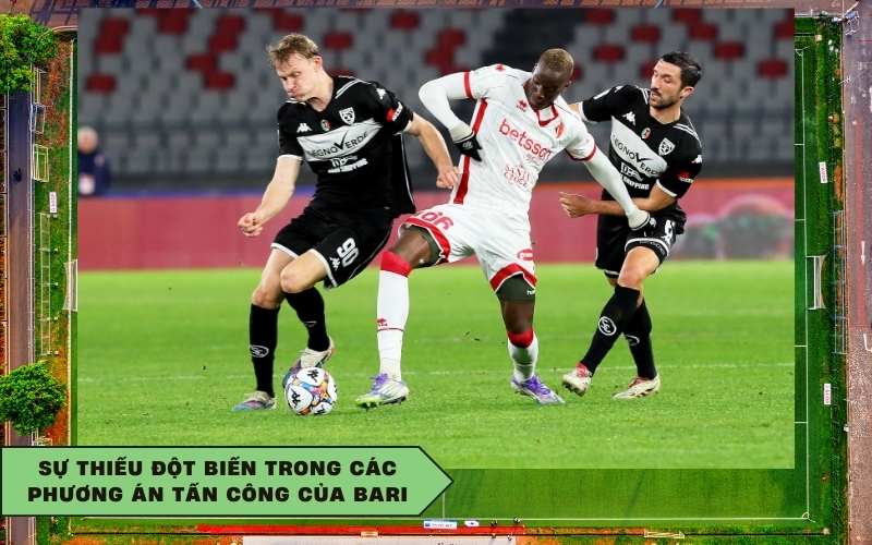 Sự thiếu đột biến trong các phương án tấn công của Bari